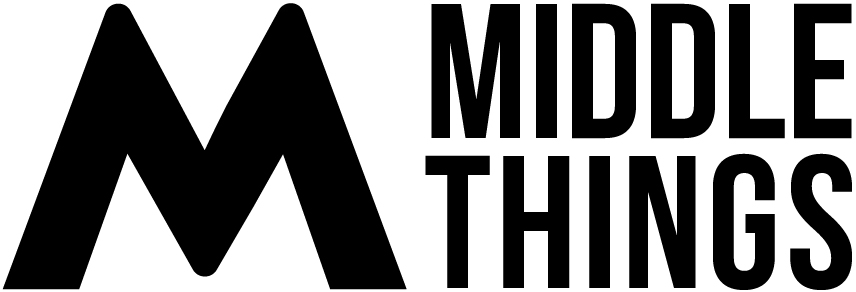 Middle Things logo black